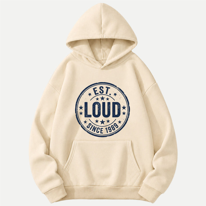 Est. Loud Since 1989 Vintage Stamp Graphic T-Shirt