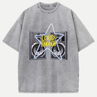 Loud Enough Speaker Neon Star Graphic T-Shirt