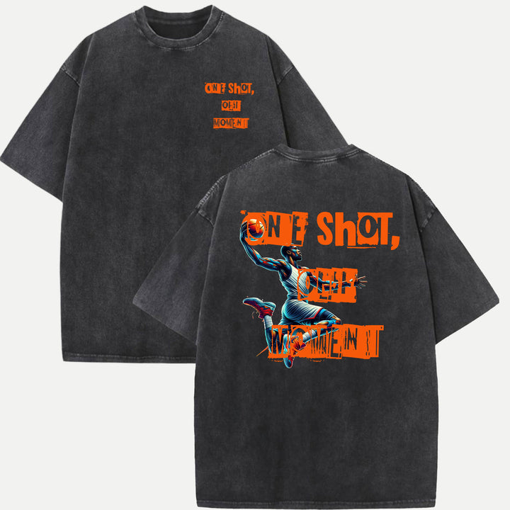 One Shot One Moment Basketball Tee