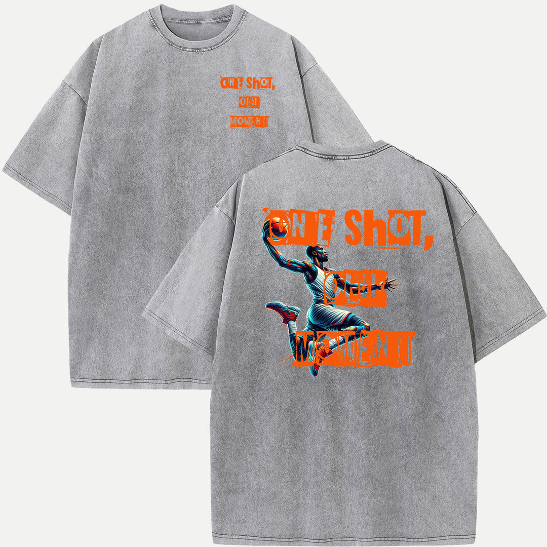 One Shot One Moment Basketball Tee