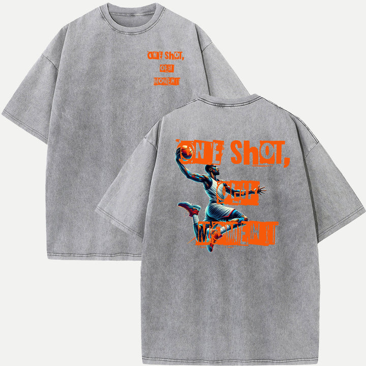 One Shot One Moment Basketball Tee