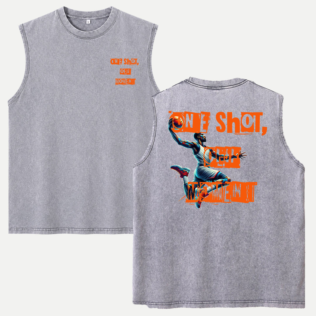 One Shot One Moment Basketball Tee