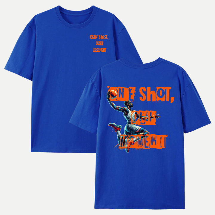 One Shot One Moment Basketball Tee