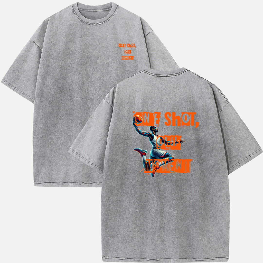 One Shot One Moment Basketball Tee