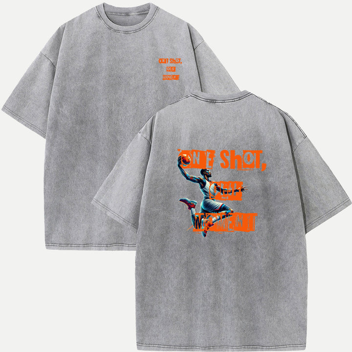 One Shot One Moment Basketball Tee