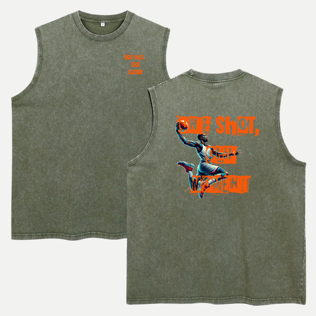 One Shot One Moment Basketball Tee