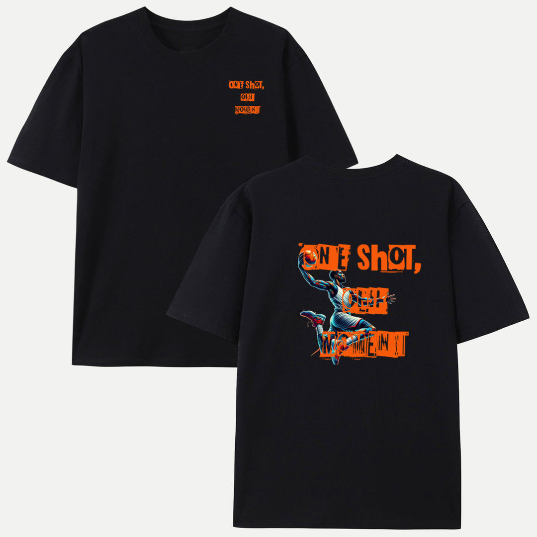 One Shot One Moment Basketball Tee