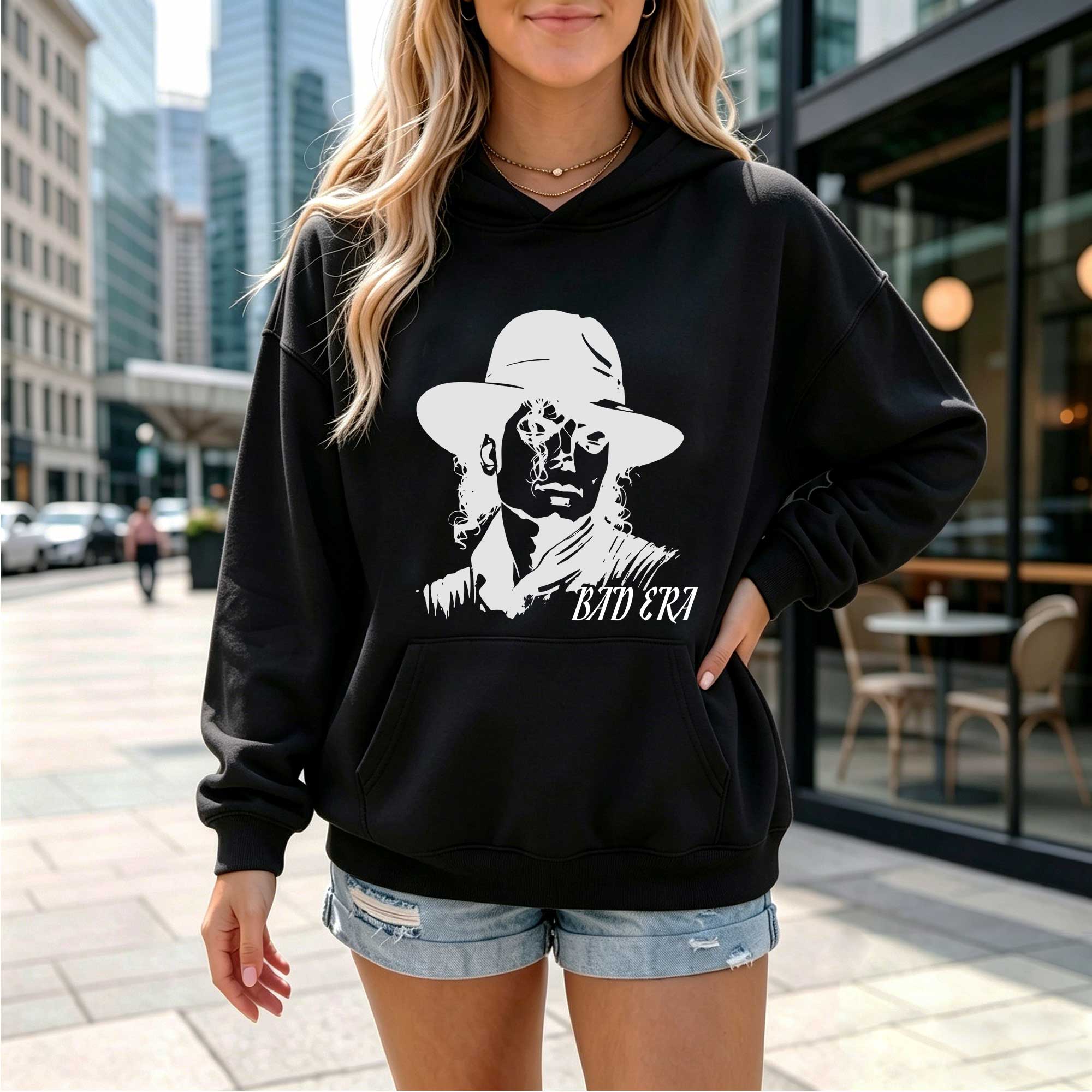 Michael Jackon Bad Era Graphic Hoodie
