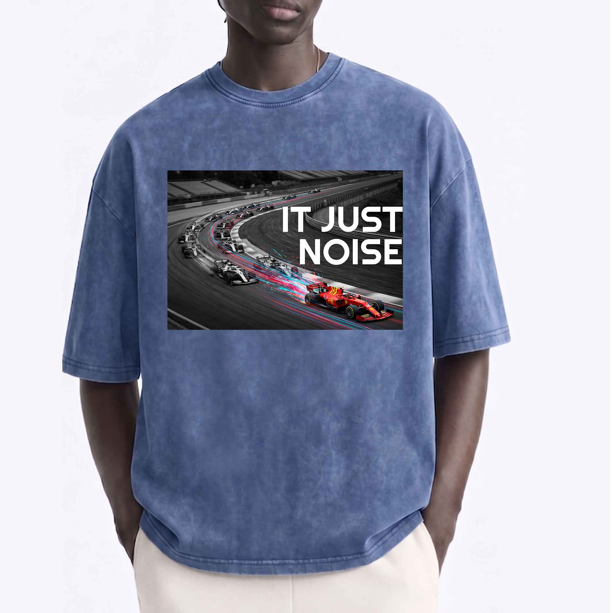 Vintage F1 "It's Just Noise" Graphic T-shirt