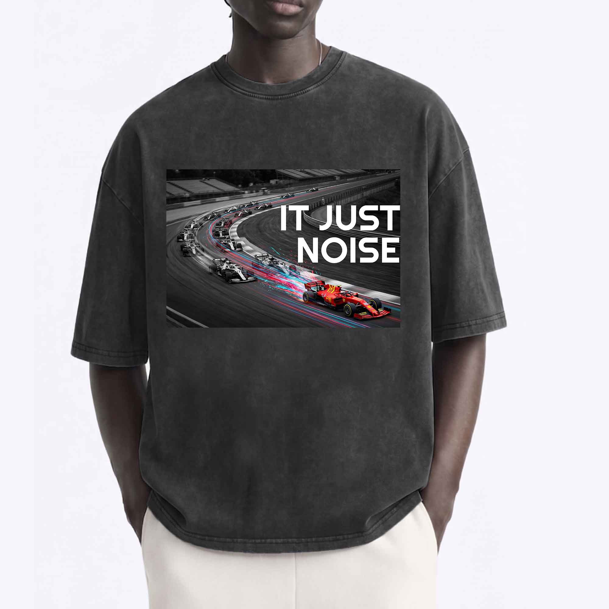 Vintage F1 "It's Just Noise" Graphic T-shirt