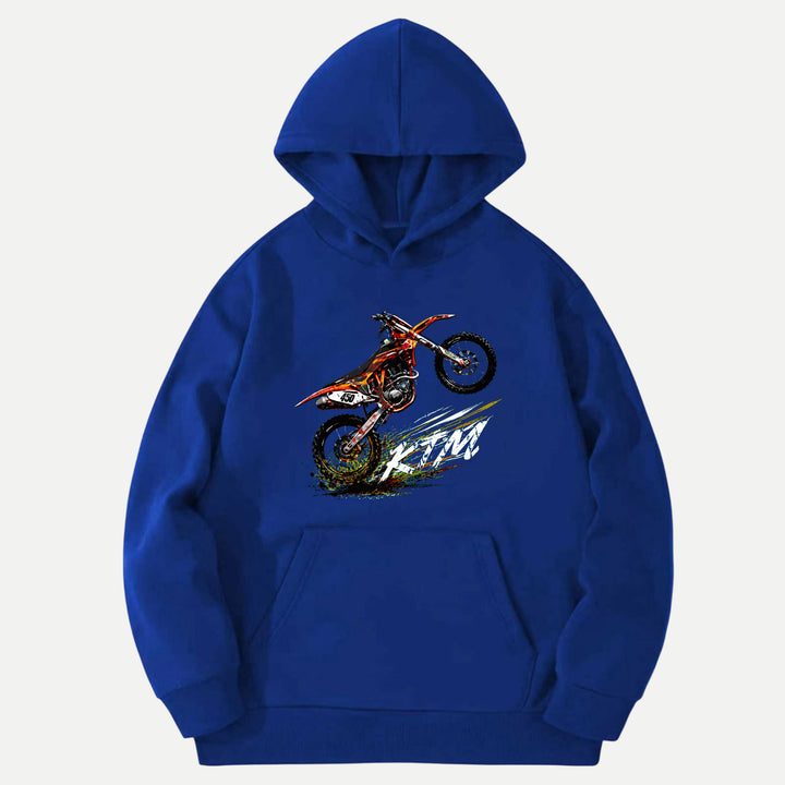 Motocross Dirt Bike Wheelie Graphic T-Shirt