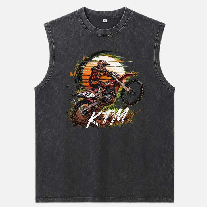 Off-Road Motocross Dirt Bike Graphic T-Shirt