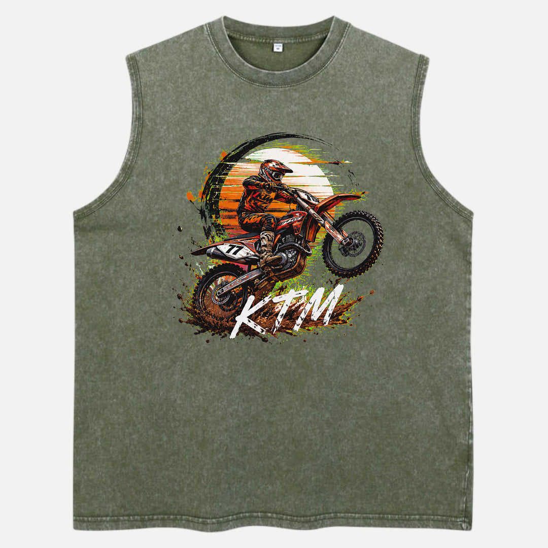 Off-Road Motocross Dirt Bike Graphic T-Shirt