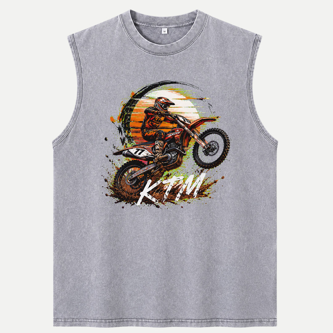 Off-Road Motocross Dirt Bike Graphic T-Shirt