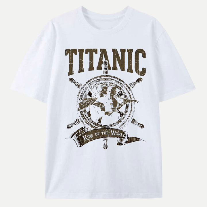 Titanic King Of The World Vintage Graphic T-Shirt