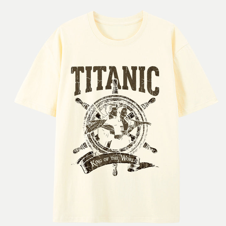 Titanic King Of The World Vintage Graphic T-Shirt