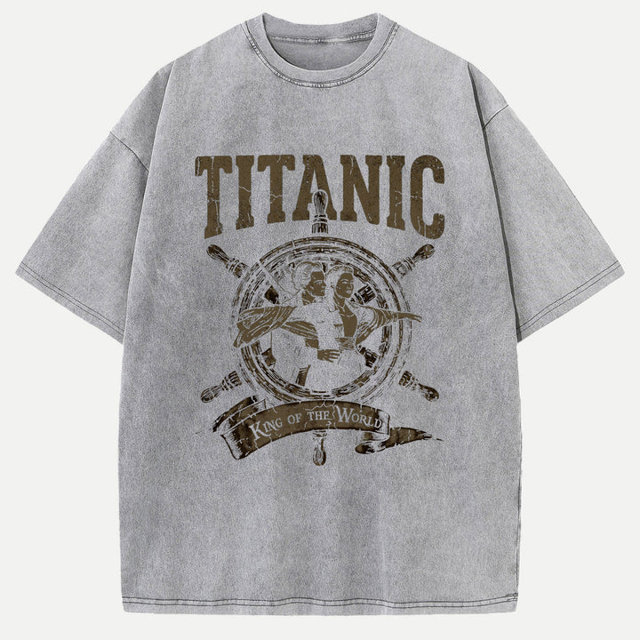Titanic King Of The World Vintage Graphic T-Shirt