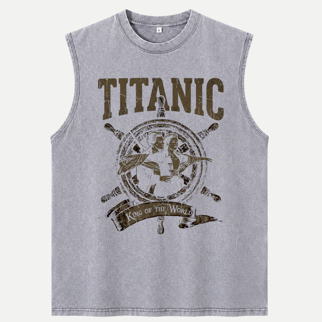 Titanic King Of The World Vintage Graphic T-Shirt