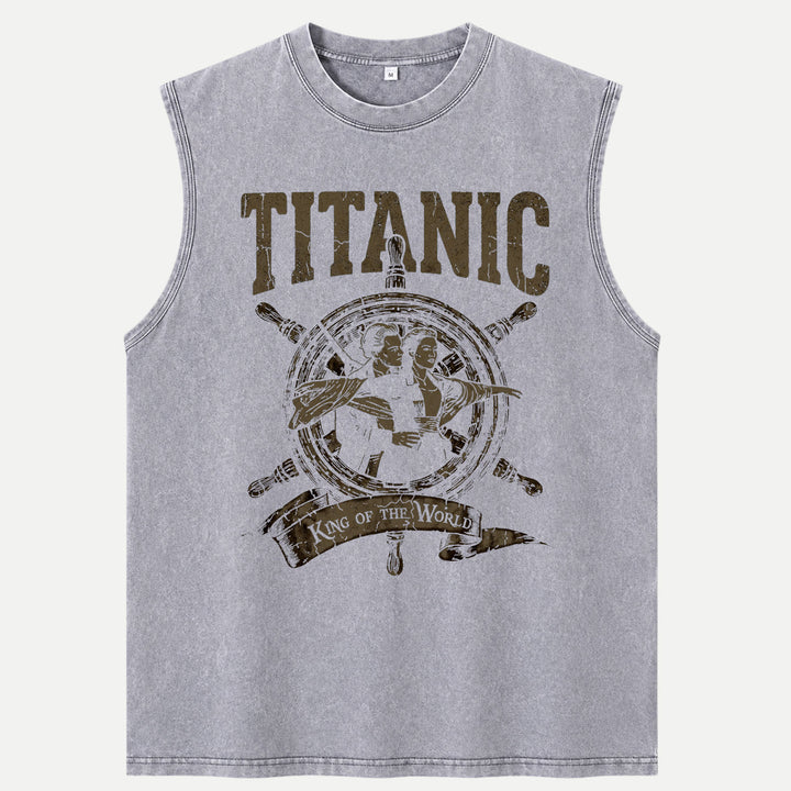 Titanic King Of The World Vintage Graphic T-Shirt