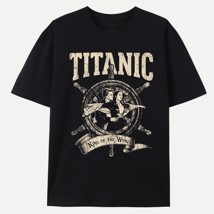 Titanic King Of The World Vintage Graphic T-Shirt