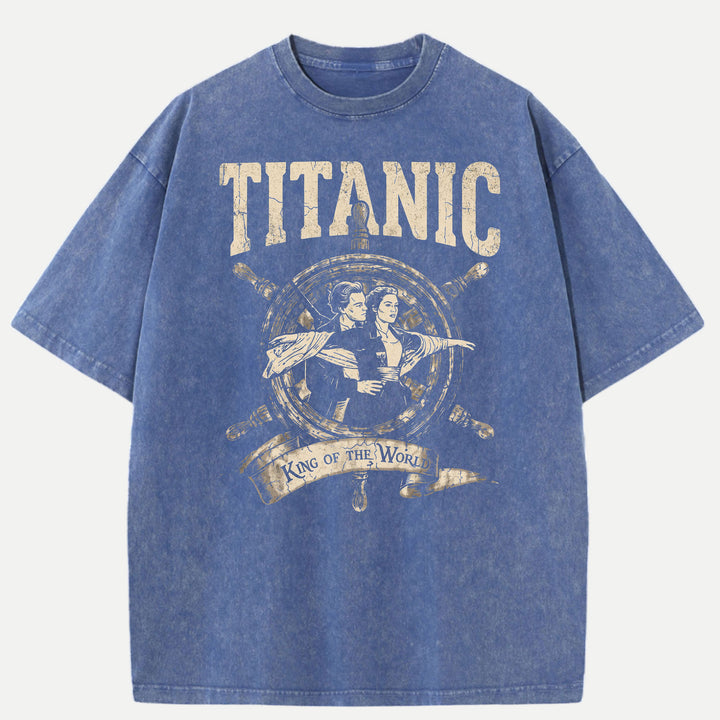 Titanic King Of The World Vintage Graphic T-Shirt