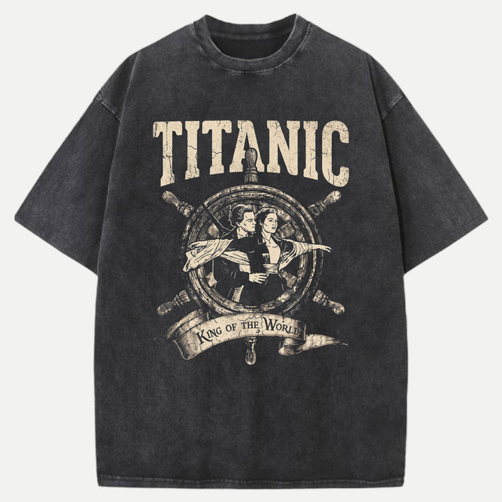 Titanic King Of The World Vintage Graphic T-Shirt