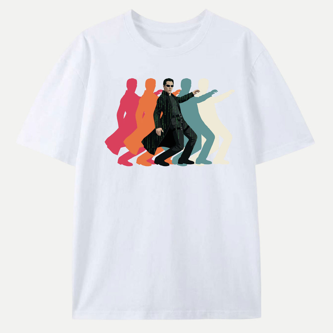 Matrix Bullet Time Neo Motion Graphic T-Shirt