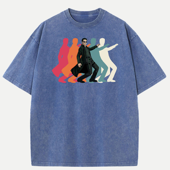 Matrix Bullet Time Neo Motion Graphic T-Shirt