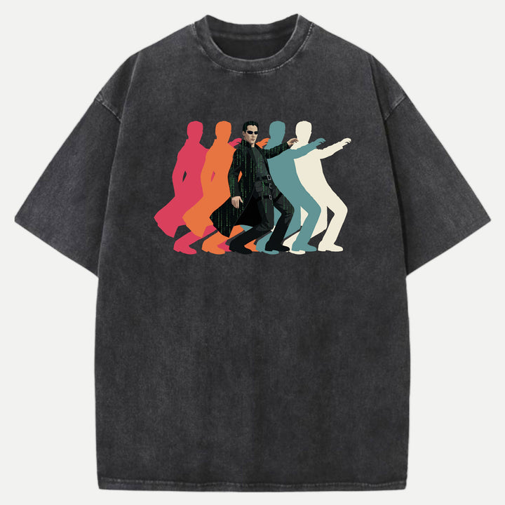 Matrix Bullet Time Neo Motion Graphic T-Shirt