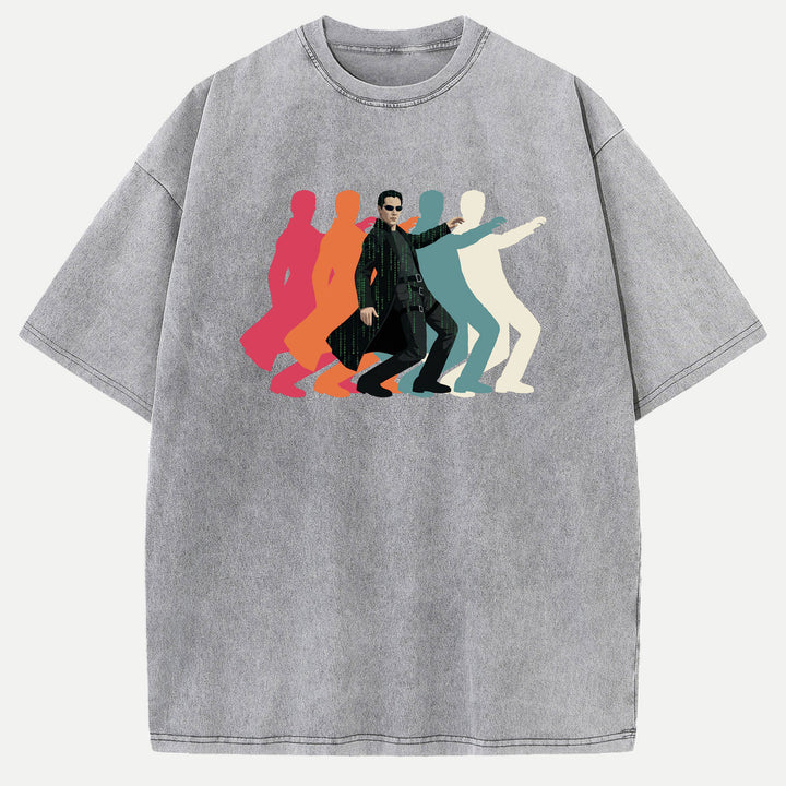 Matrix Bullet Time Neo Motion Graphic T-Shirt