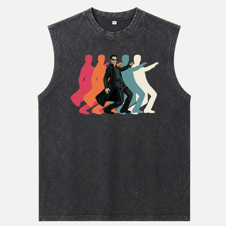 Matrix Bullet Time Neo Motion Graphic T-Shirt