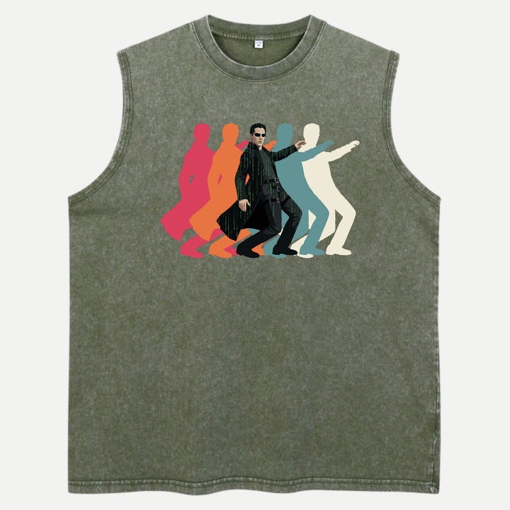 Matrix Bullet Time Neo Motion Graphic T-Shirt