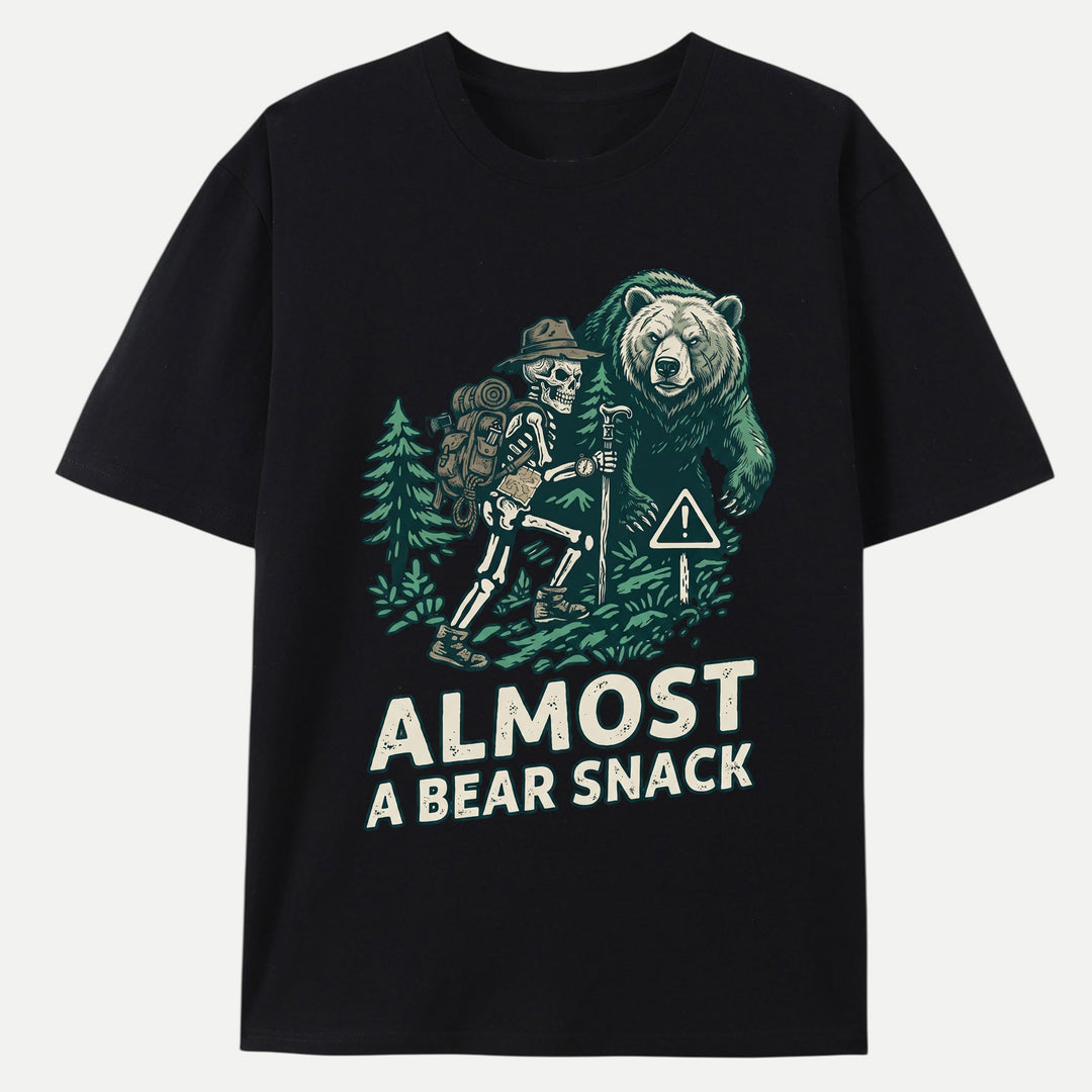 Almost A Bear Snack Vintage Hiking Graphic T-Shirt