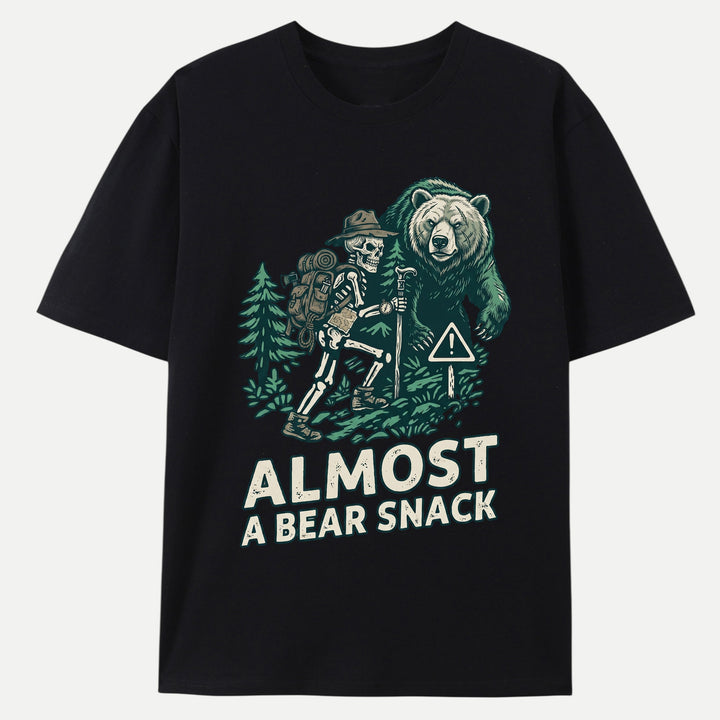 Almost A Bear Snack Vintage Hiking Graphic T-Shirt