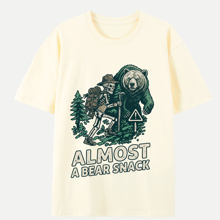 Almost A Bear Snack Vintage Hiking Graphic T-Shirt