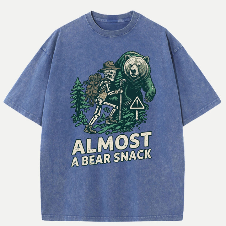 Almost A Bear Snack Vintage Hiking Graphic T-Shirt
