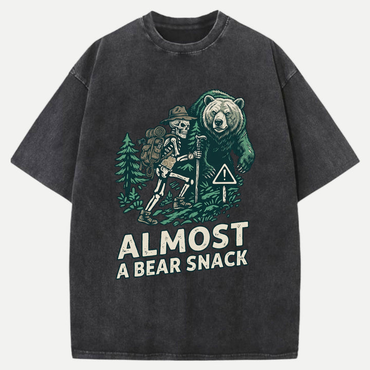 Almost A Bear Snack Vintage Hiking Graphic T-Shirt