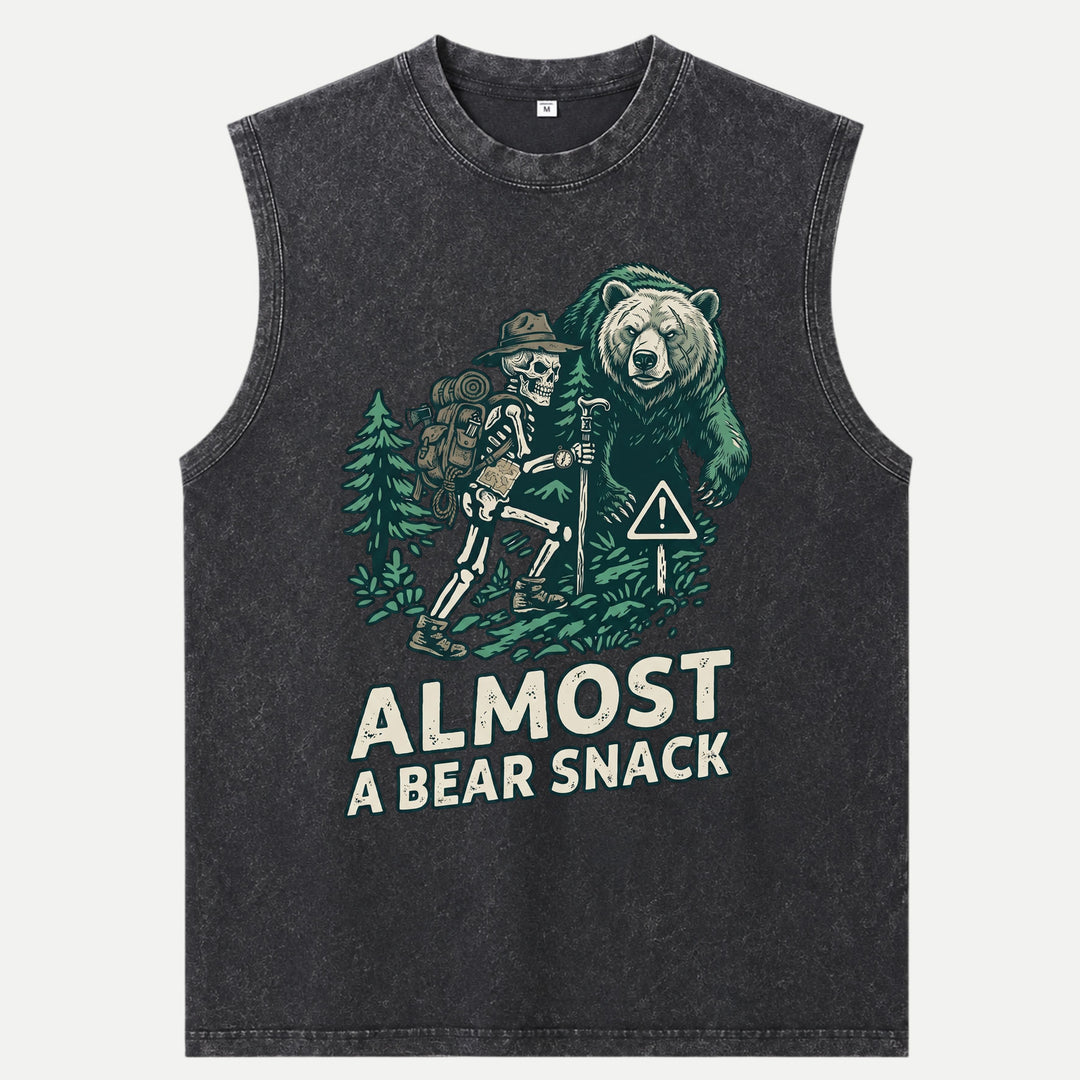 Almost A Bear Snack Vintage Hiking Graphic T-Shirt