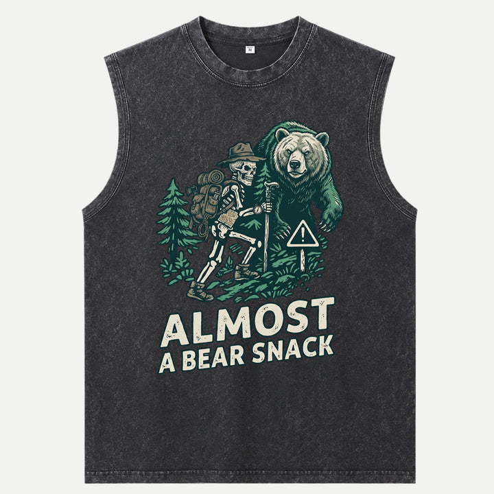 Almost A Bear Snack Vintage Hiking Graphic T-Shirt