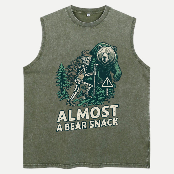 Almost A Bear Snack Vintage Hiking Graphic T-Shirt