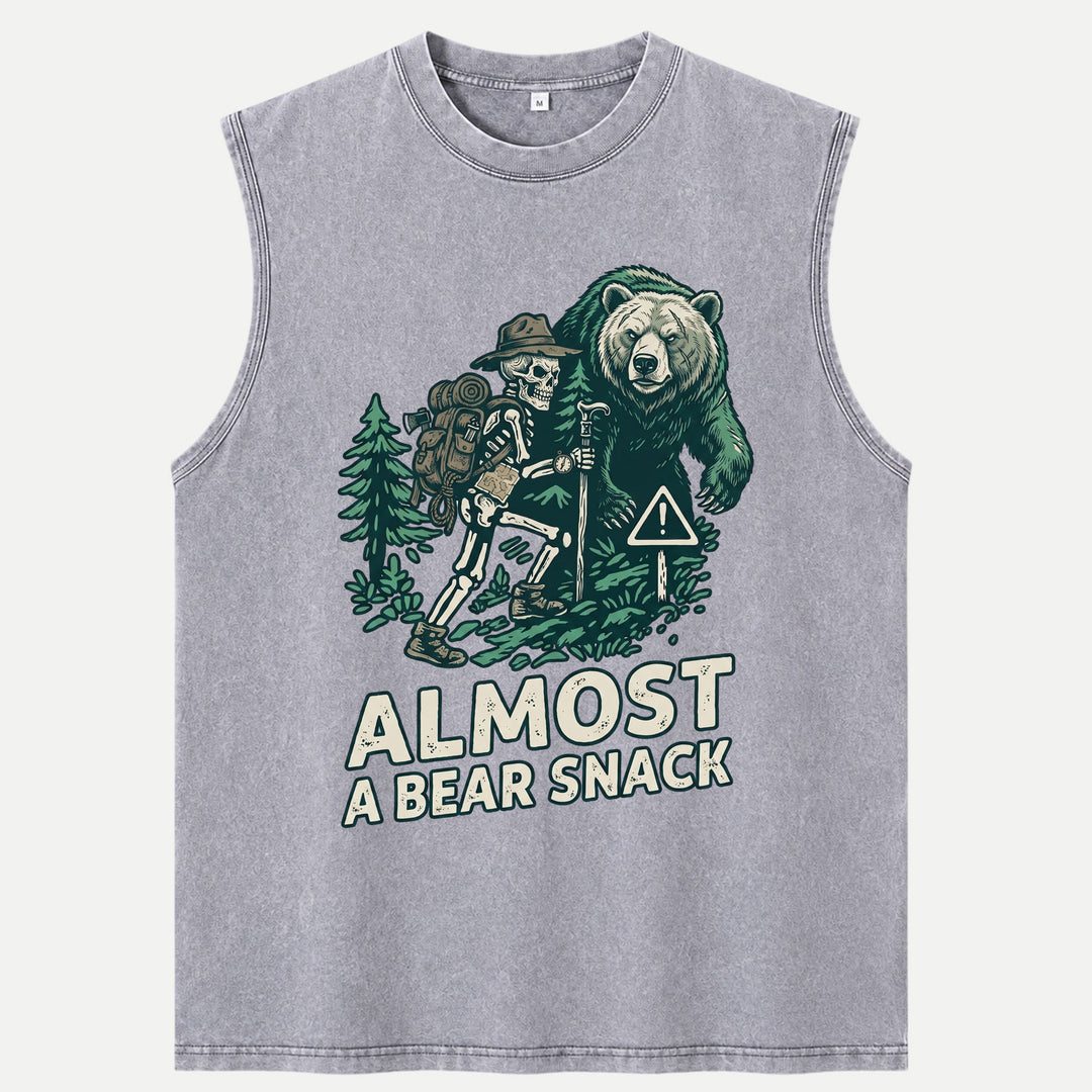 Almost A Bear Snack Vintage Hiking Graphic T-Shirt