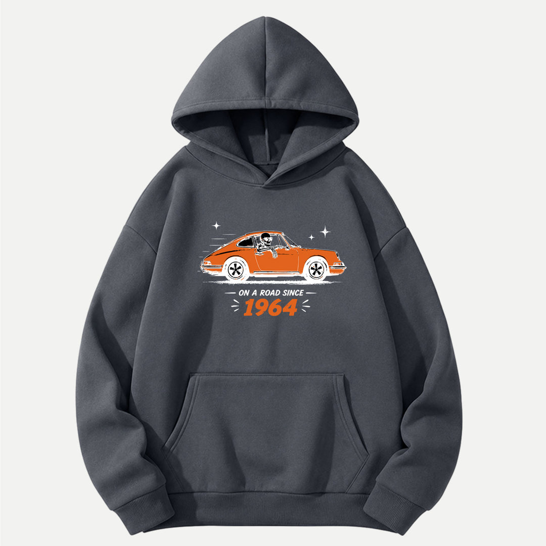 On A Road Since 1964 Vintage Sports Car Graphic T-Shirt