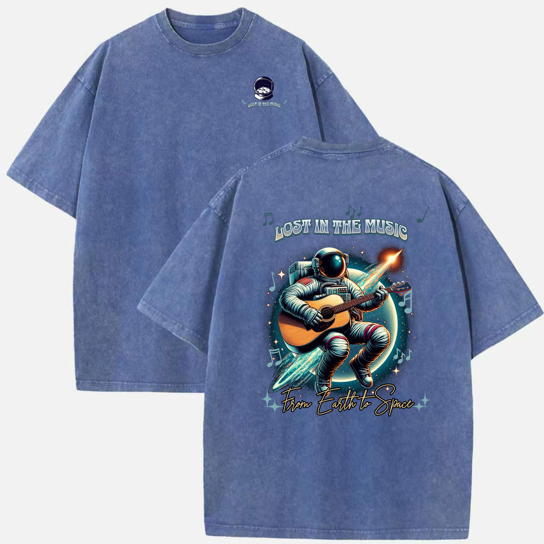 Lost in the Music Astronaut T-Shirt