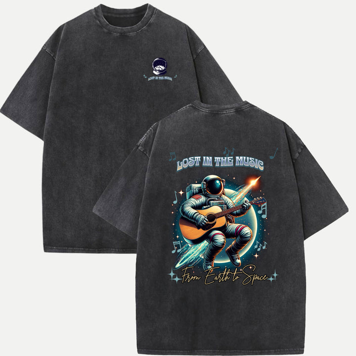 Lost in the Music Astronaut T-Shirt
