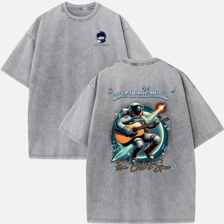 Lost in the Music Astronaut T-Shirt