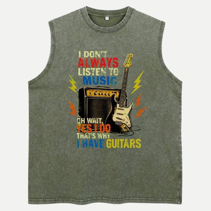 I Have Guitars Funny Music Graphic T-Shirt