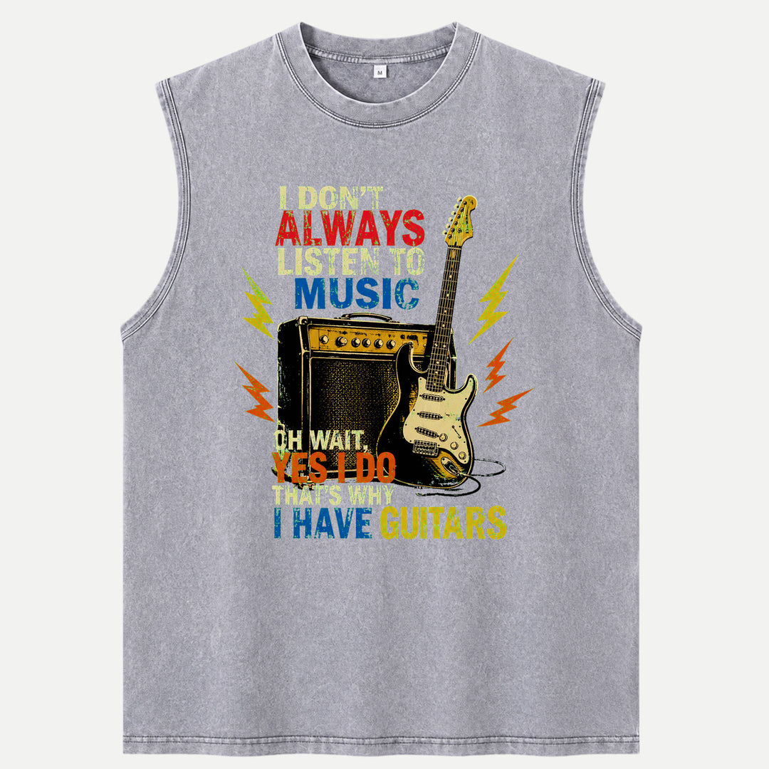 I Have Guitars Funny Music Graphic T-Shirt