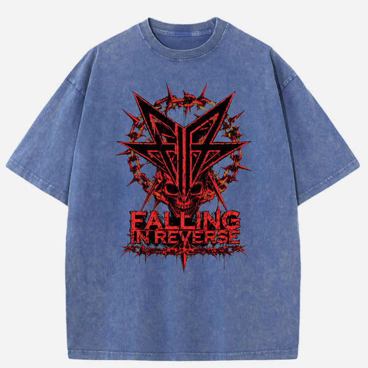 Falling In Reverse Skull Graphic T-Shirt