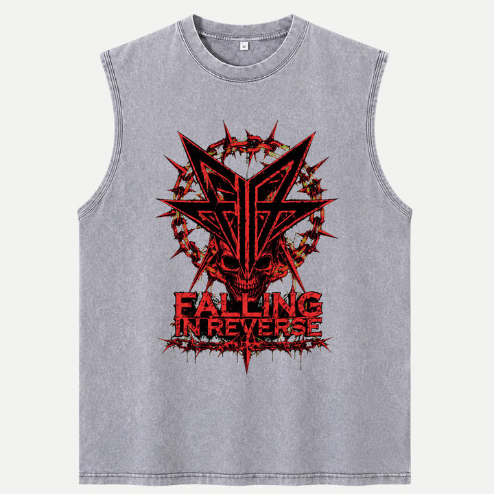 Falling In Reverse Skull Graphic T-Shirt