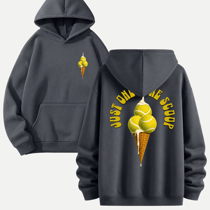 Tennis Ice Cream Scoop Graphic T-Shirt